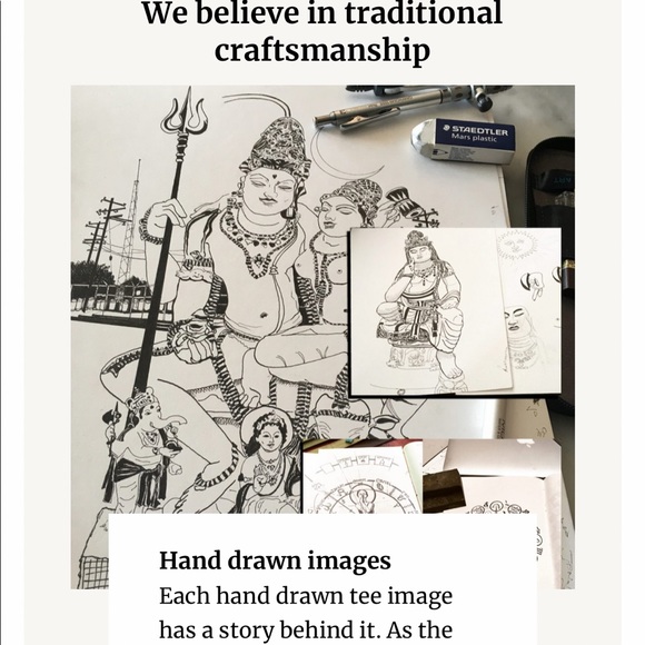 Yoga Tee shirt Astrological M - Picture 7 of 11